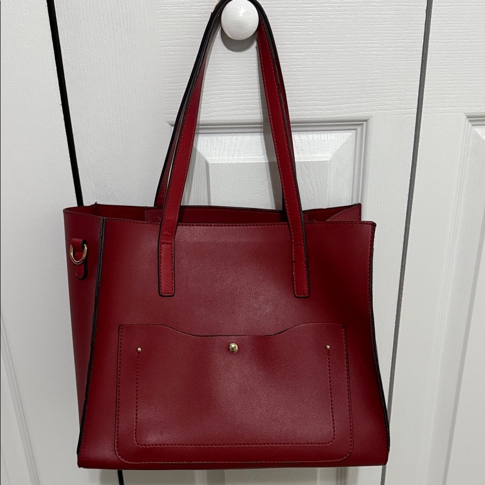 Elegant Red Tote Bag
